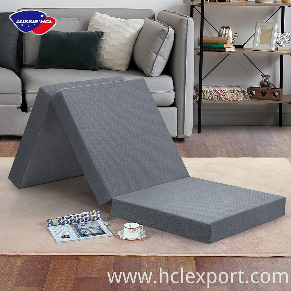 Folding mattress outdoor foldable medical travel camping sponge mattresses topper memory foam mattress
